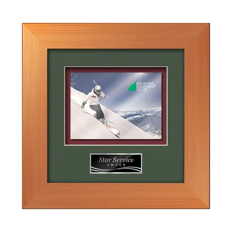 Waterleaf Premier Multicolor on Metal Framed Award #4