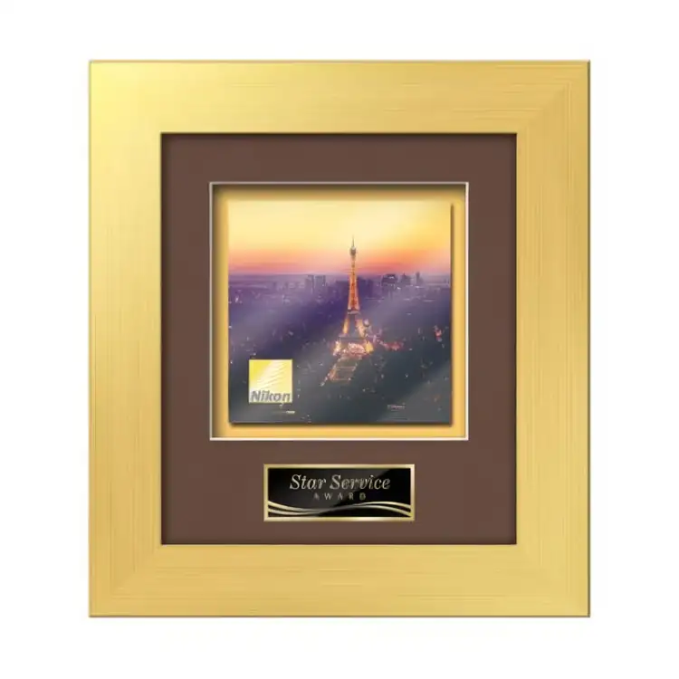 Waterleaf Premier Multicolor on Metal Framed Award #7