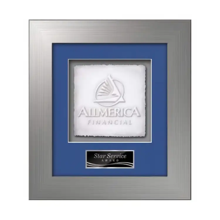 Waterleaf Premier Cast Paper Framed Award #3