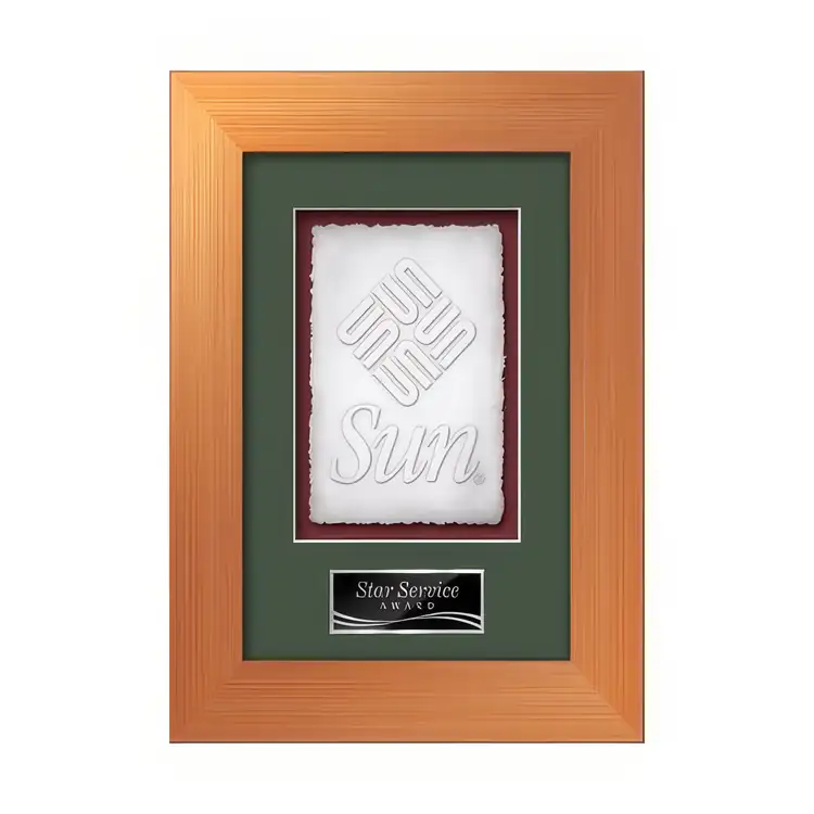 Waterleaf Premier Cast Paper Framed Award #5