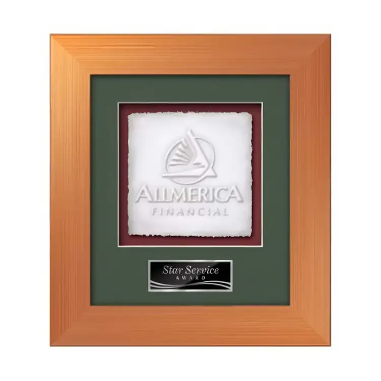 Waterleaf Premier Cast Paper Framed Award #7