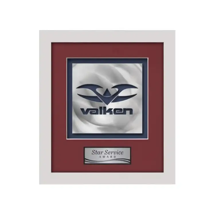 Waterleaf Primrose AquaShape Framed Award #8