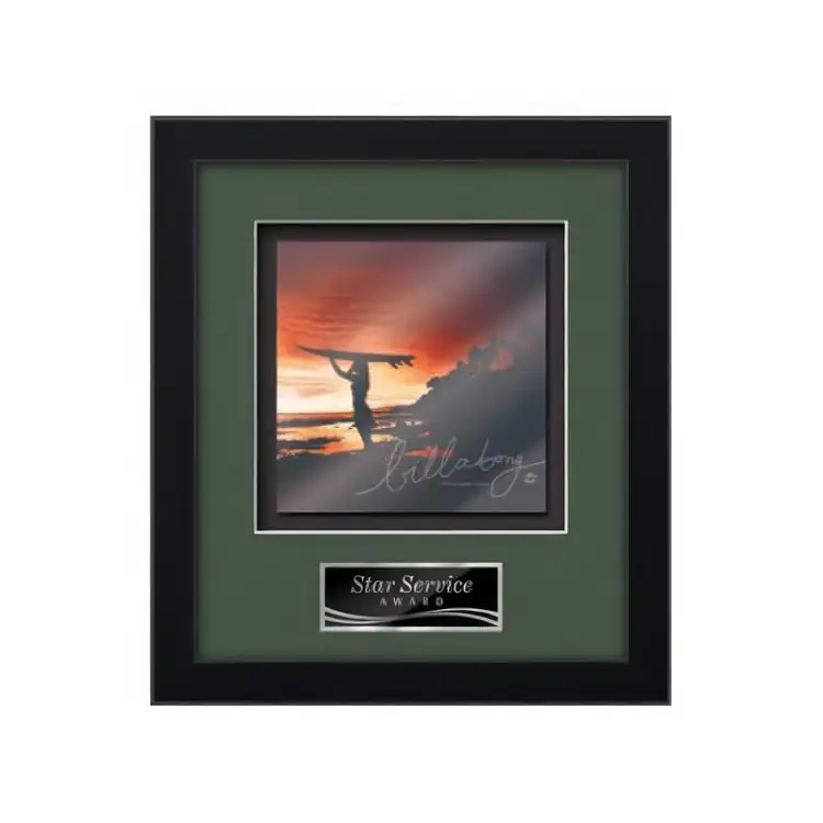 Waterleaf Primrose Multicolor on Metal Framed Award #3