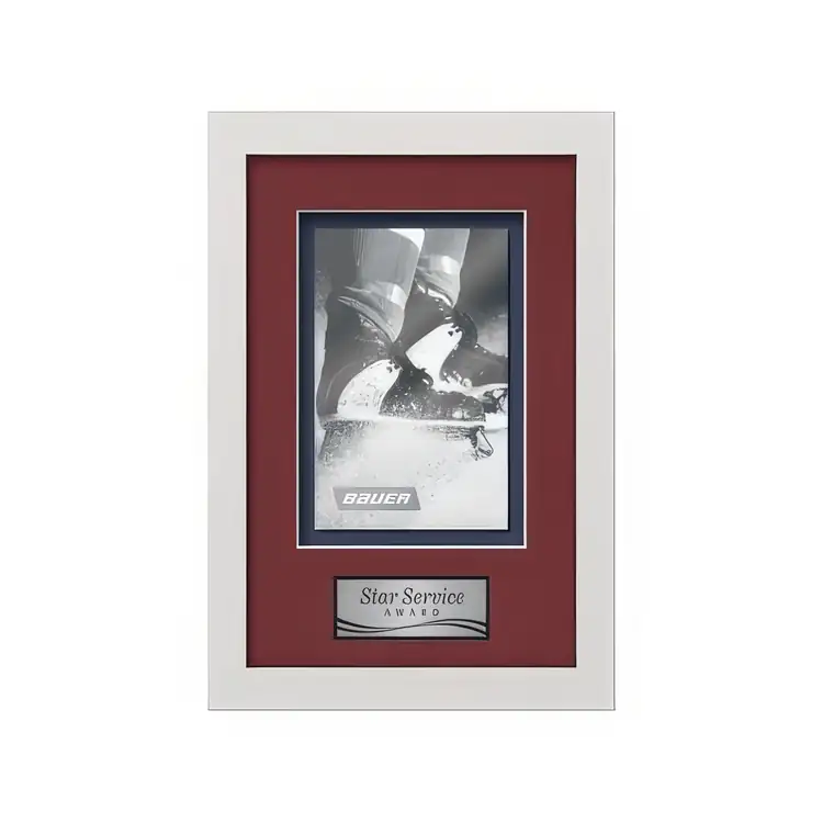 Waterleaf Primrose Multicolor on Metal Framed Award #6