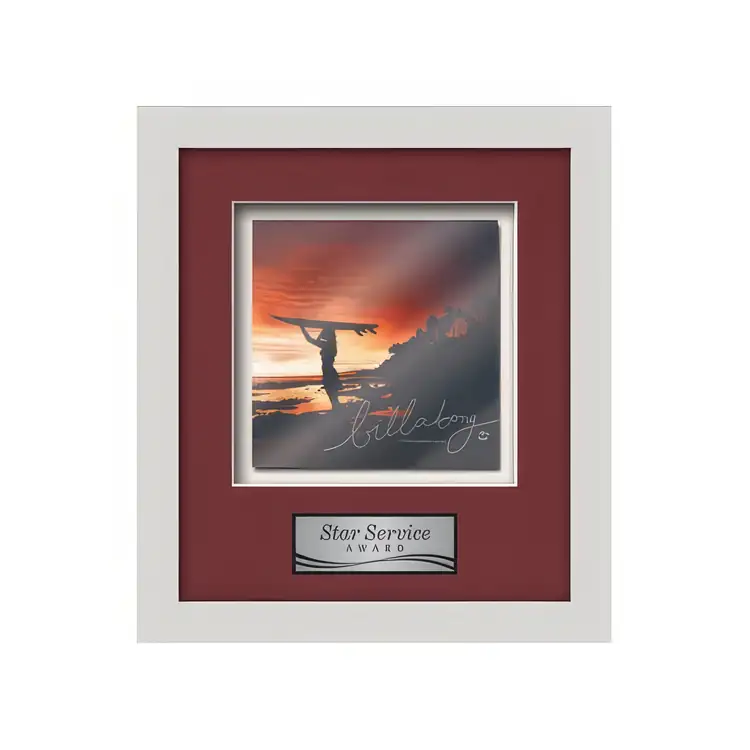 Waterleaf Primrose Multicolor on Metal Framed Award #9