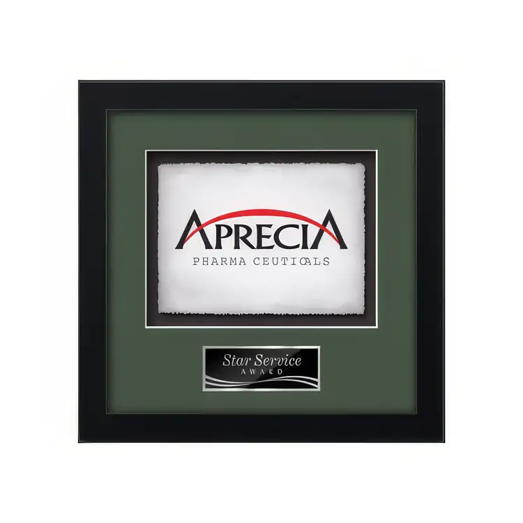 Waterleaf Primrose Multicolor on Artisan Paper Framed Award #11