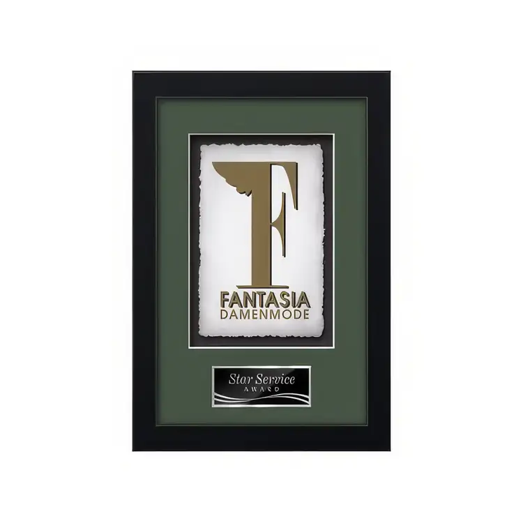 Waterleaf Primrose Multicolor on Artisan Paper Framed Award #9