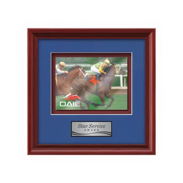 Waterleaf Raven Multicolor on Metal Framed Award #4