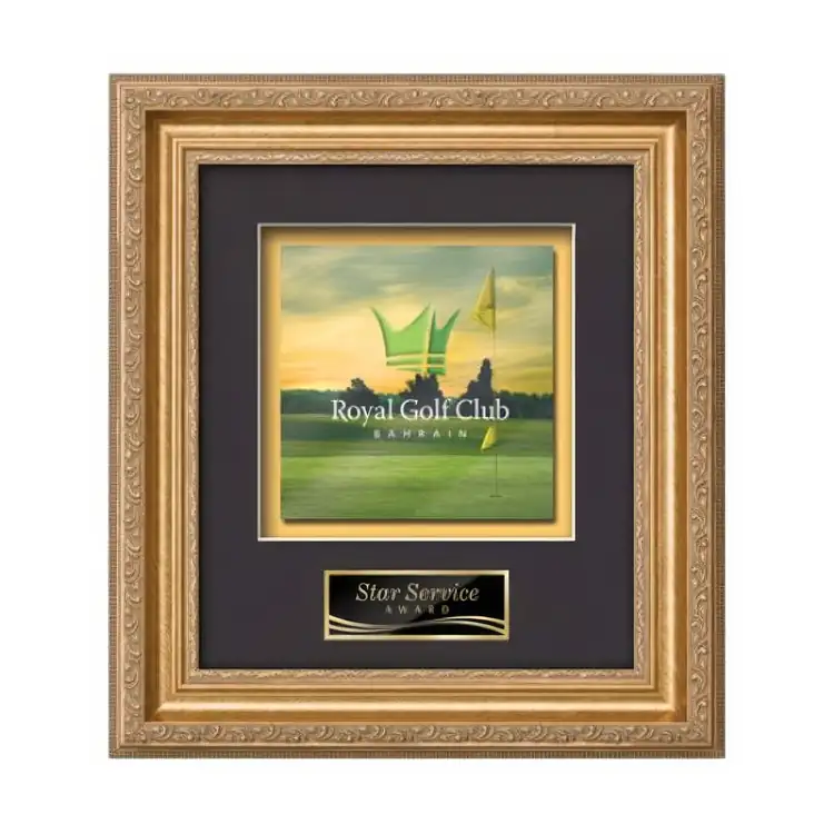 Waterleaf Regal Multicolor on Metal Framed Award #3