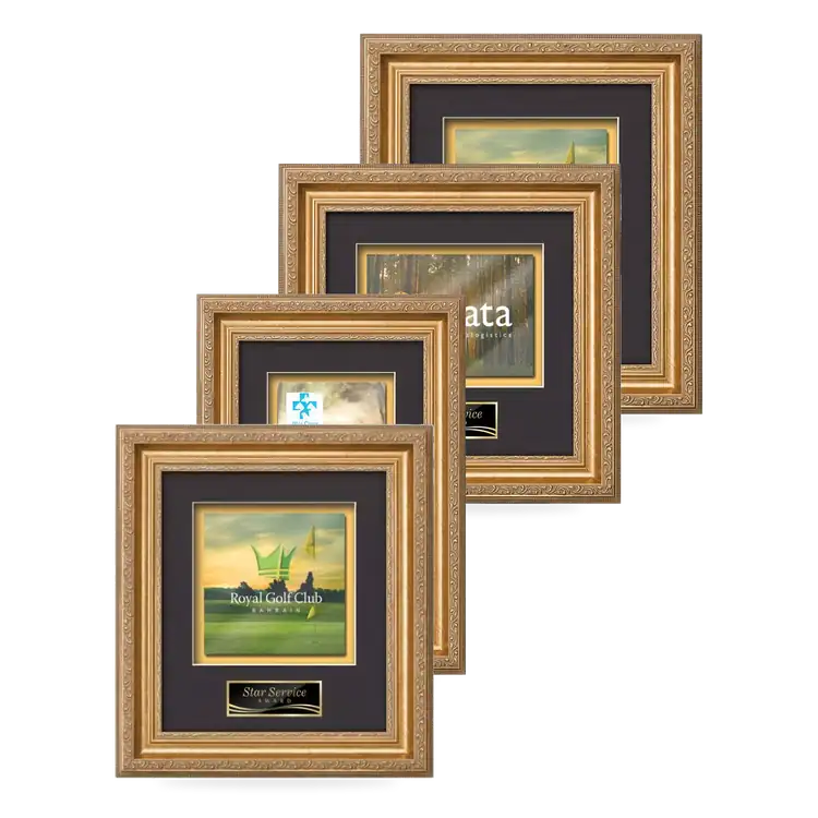 Waterleaf Regal Multicolor on Metal Framed Award
