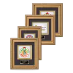Plaque encadrée Waterleaf Regal Multicolore sur papier artisanal