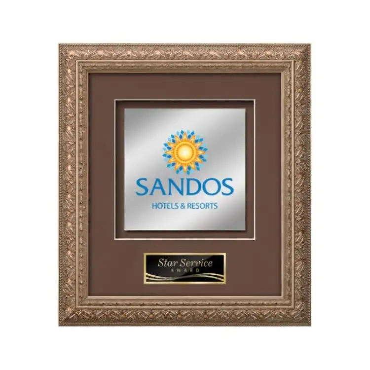Waterleaf Romagna Multicolor on Metal Framed Award #3
