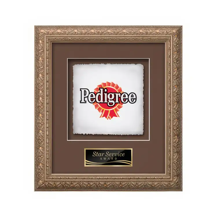 Plaque encadrée Waterleaf Romagna Multicolore sur papier artisanal #5