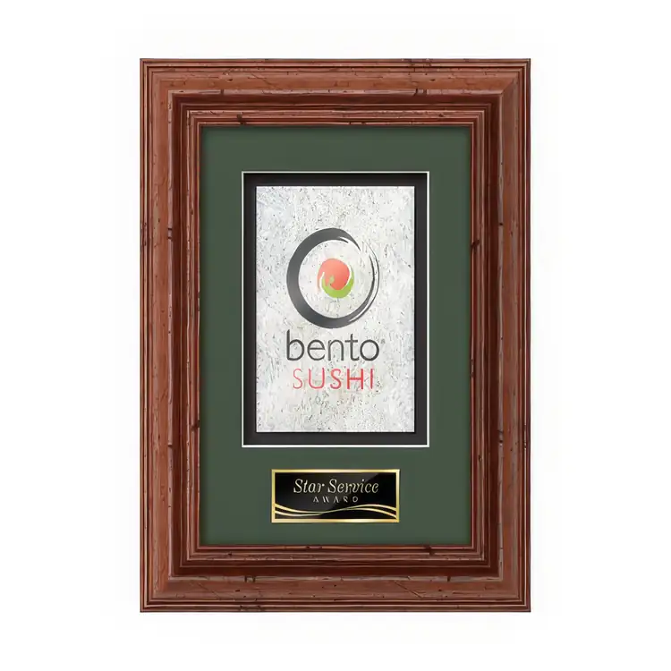 Waterleaf Terrene Multicolor on Metal Framed Award #10