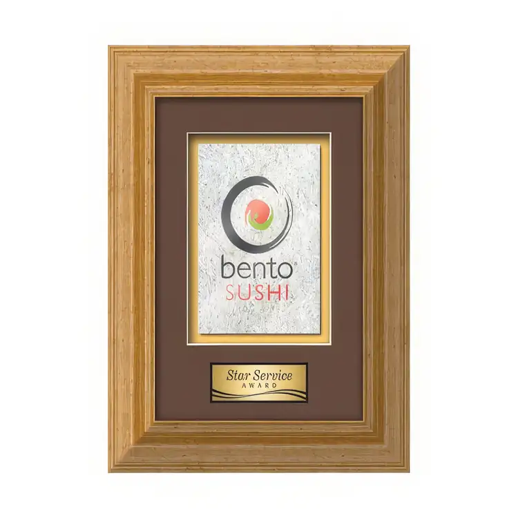 Waterleaf Terrene Multicolor on Metal Framed Award #2