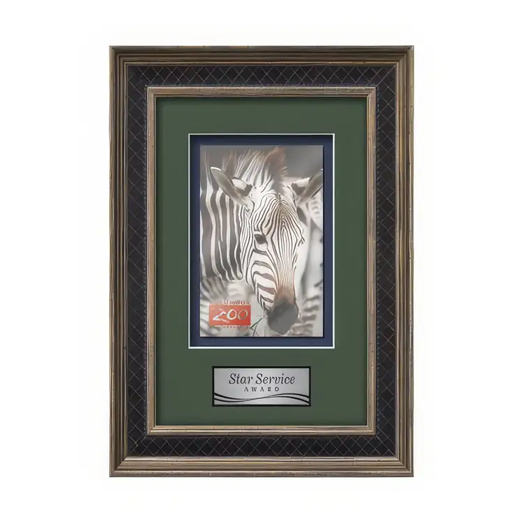 Waterleaf Tuscan Multicolor on Metal Framed Award #2