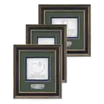 Plaque encadrée Waterleaf Tuscan en papier moulé