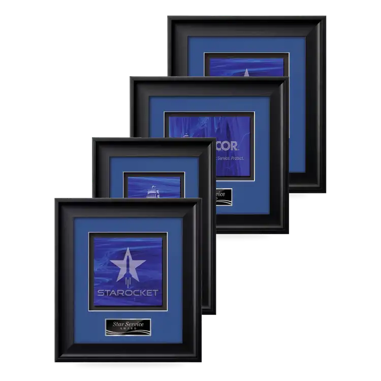 Waterleaf Yorktech Stained Glass Framed Award