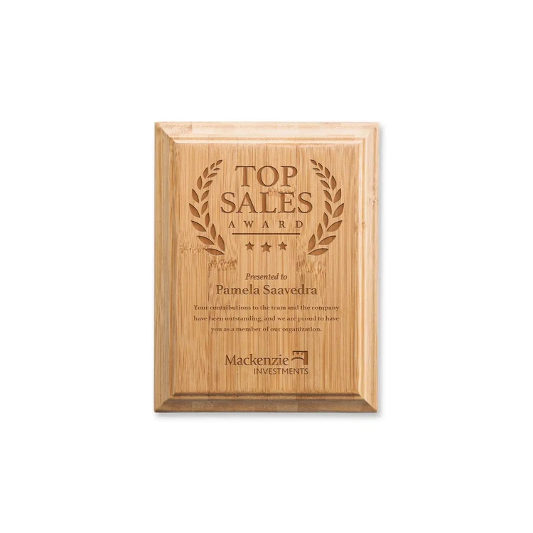 Bamboo Engraved Plaque #2