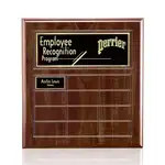 Plaque perpétuelle Antwerp - Fini cerisier - 12 plaquettes 12 x 12.5 po
