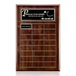 Plaque perpétuelle Antwerp - Fini cerisier - 24 plaquettes 12 x 18.5 po