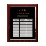Plaque perpétuelle Blackwell - Bois de Rose 10.5 x 13 po