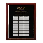 Plaque perpétuelle Blackwell - Bois de Rose 12 x 15 po