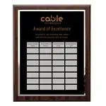 Plaque perpétuelle Blackwell - Bois de Rose 16 x 20 po
