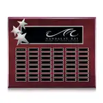 Plaque perpétuelle Constellation - Bois de Rose Chrome 16 x 20 po