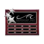 Plaque perpétuelle Constellation - Bois de Rose Chrome 9 x 12 po