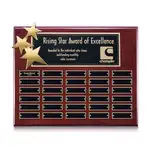 Plaque perpétuelle Constellation - Bois de Rose Or 12 x 15 po