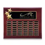 Plaque perpétuelle Constellation - Bois de Rose Or 16 x 20 po