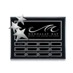 Plaque perpétuelle Constellation - Ébène Chrome 9 x 12 po