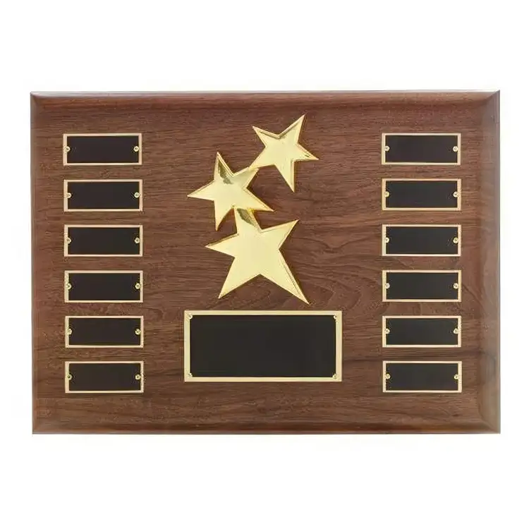 Constellation Perpetual - Gold/Walnut - 12 Plates 11 x 15 in