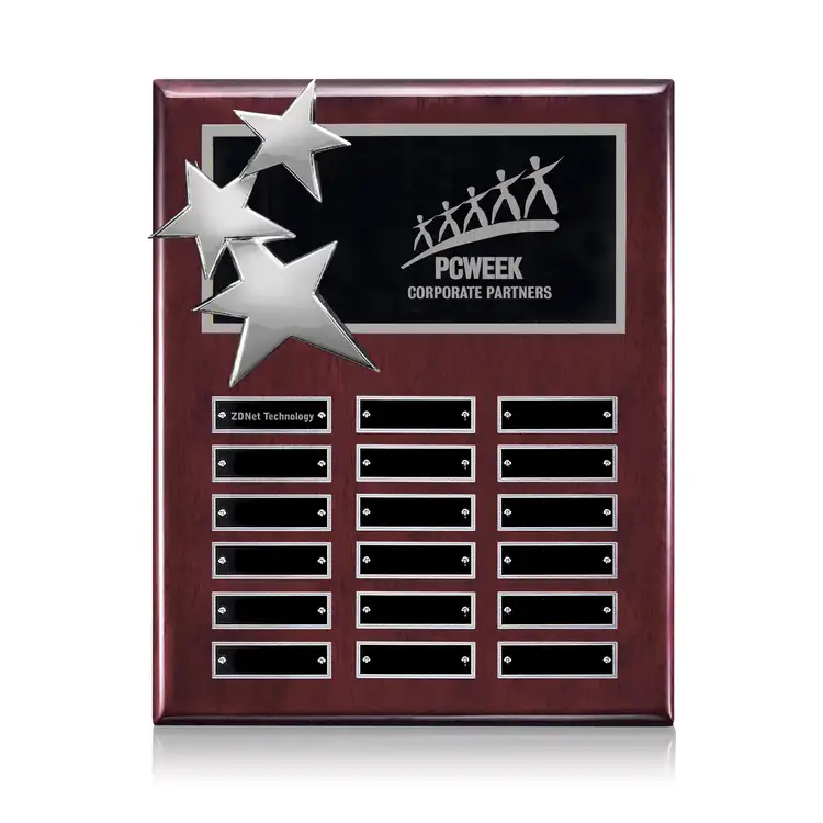 Constellation (Vert) Perpetual - Rosewood/Chrome - 18 Plates 10.5 x 13 in