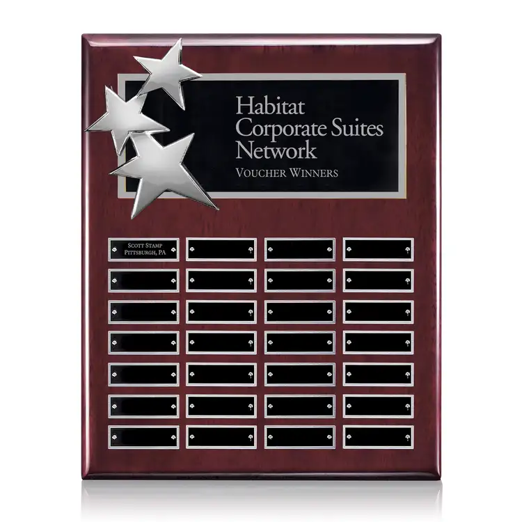 Constellation (Vert) Perpetual - Rosewood/Chrome - 28 Plates 12 x 15 in