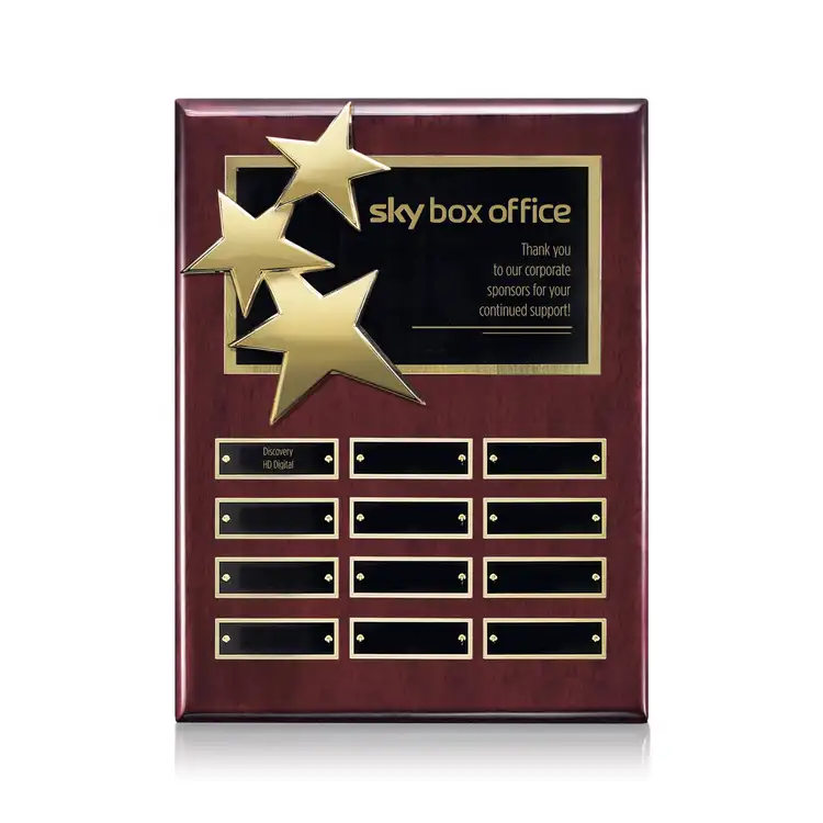 Constellation (Vert) Perpetual - Rosewood/Gold - 12 Plates 9 x 12 in