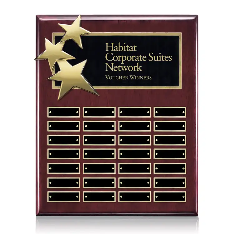Constellation (Vert) Perpetual - Rosewood/Gold - 28 Plates 12 x 15 in