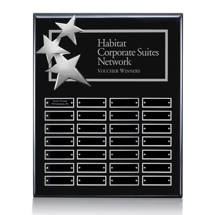 Constellation (Vert) Perpetual - Black/Chrome - 28 Plates 12 x 15 in