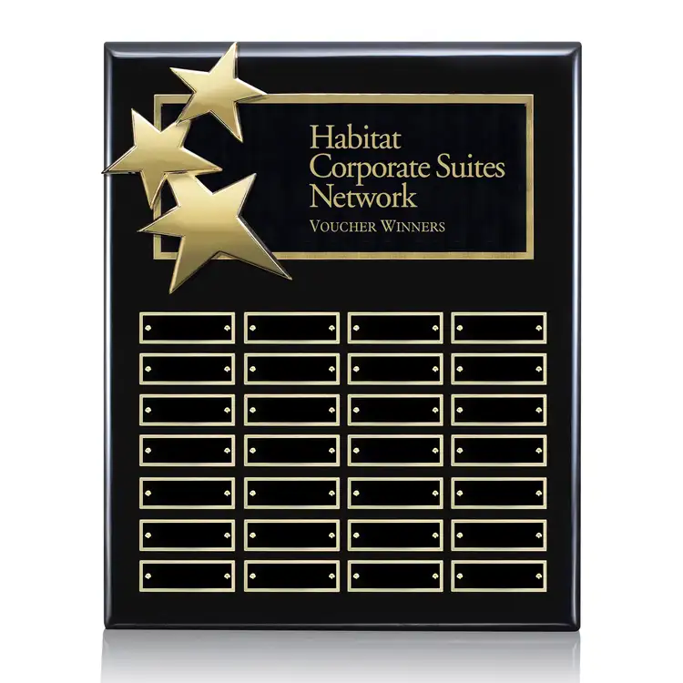 Constellation (Vert) Perpetual - Black/Gold - 28 Plates 12 x 15 in