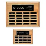 Plaque perpétuelle Erindale horizontale - Aulne Rouge - 20 plaquettes 9 x 12 po