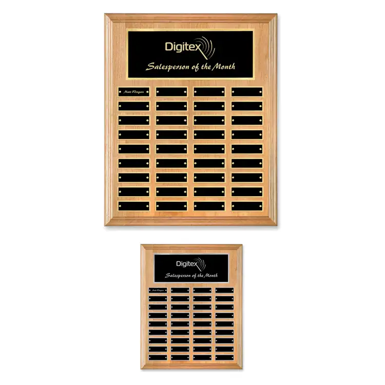 Erindale (Vert) Perpetual Plaque - Red Alder - 36 Plates 12 x 15 in