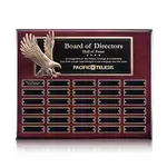 Plaque perpétuelle Flying Eagle - Bois de Rose - 30 plaquettes 12 x 15 po