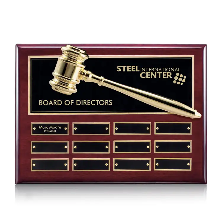 Gavel Perpetual - Rosewood - 12 Plates 9 x 12 in