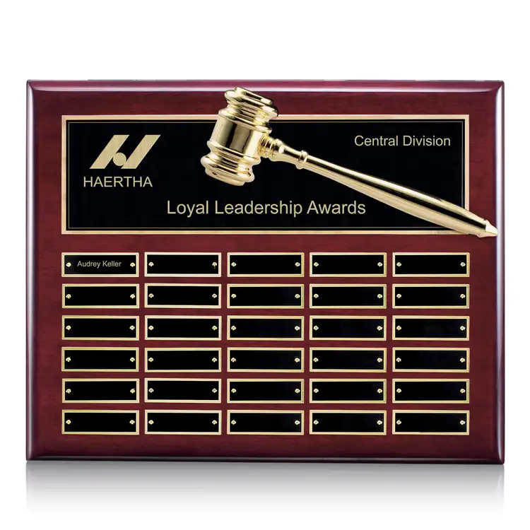 Gavel Perpetual - Rosewood - 30 Plates 12 x 15 in