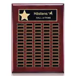 Plaque perpétuelle Hollister verticale - Bois de Rose/Or - 70 plaquettes 18 x 24 po