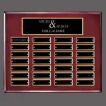 Plaque perpétuelle Oakleigh Horiz Pert/ - Bois de Rose/Or - 28 plaquettes 10.5 x 13 po