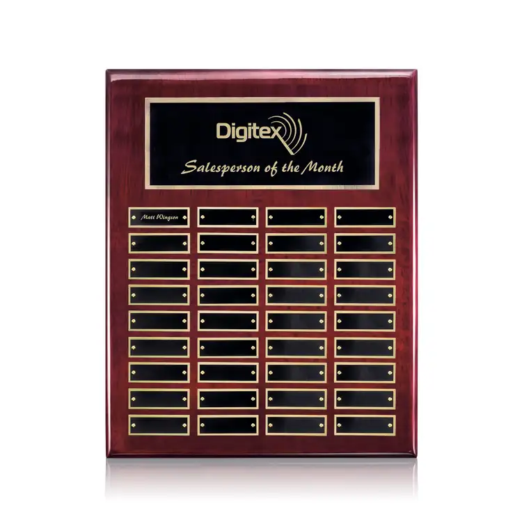 Oakleigh Vert Perpetual - Rosewood/Gold - 36 Plates 12 x 15 in
