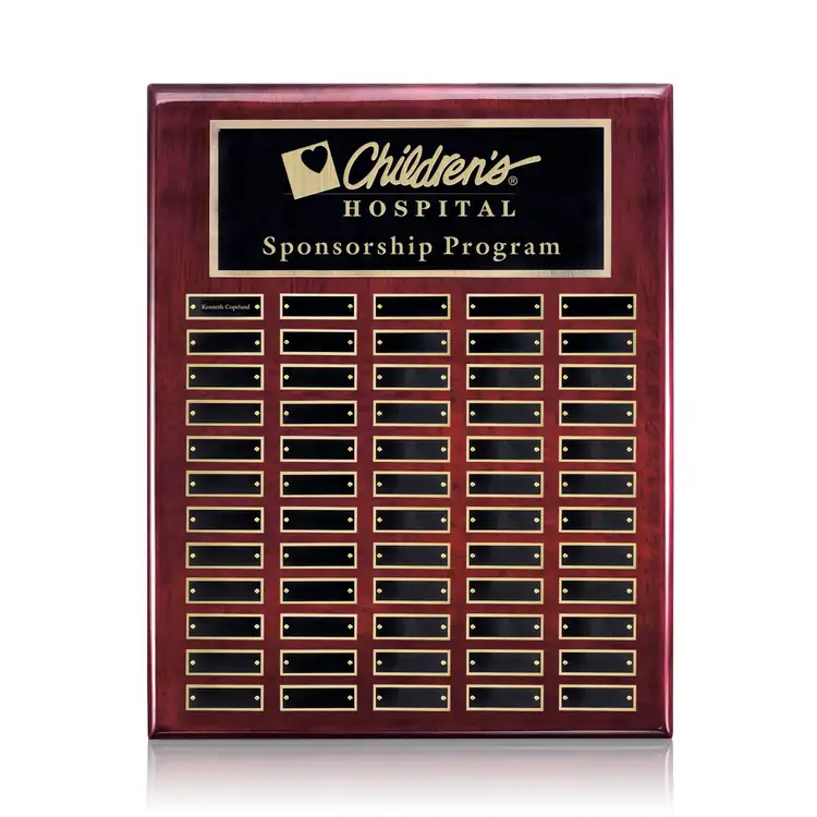 Oakleigh Vert Perpetual - Rosewood/Gold - 60 Plates 16 x 20 in