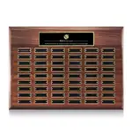 Plaque perpétuelle Sedgewick - Noyer - 54 plaquettes 15 x 21 po